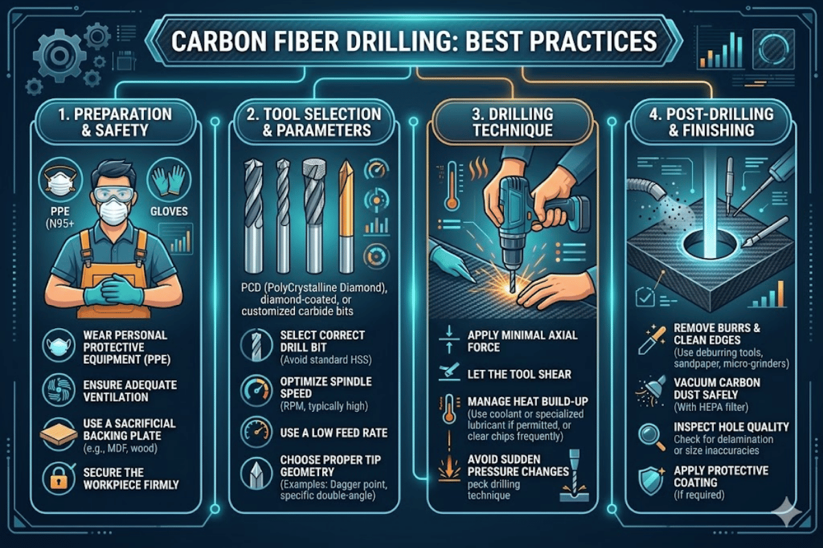 Carbon Fiber Drilling Best Practices
