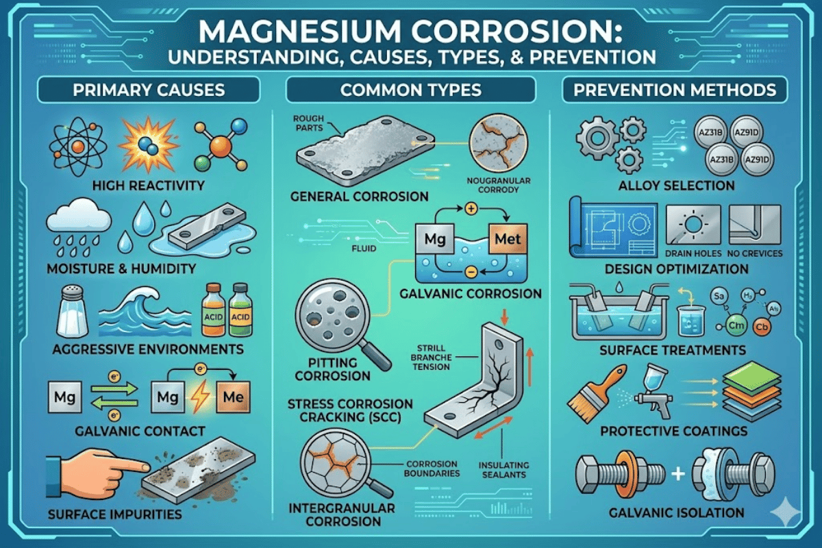 Magnesium Corrosion Causes, Types & Prevention Methods