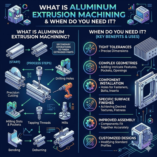 Was ist die Bearbeitung von Aluminiumextrusionen und wann benötigen Sie sie