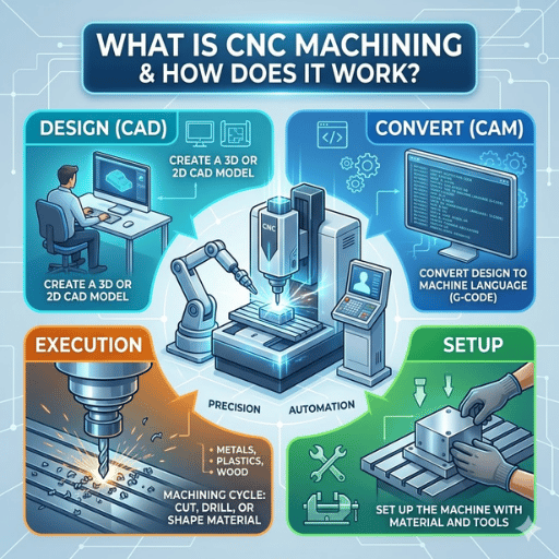 Wat is CNC-bewerking en hoe werkt het