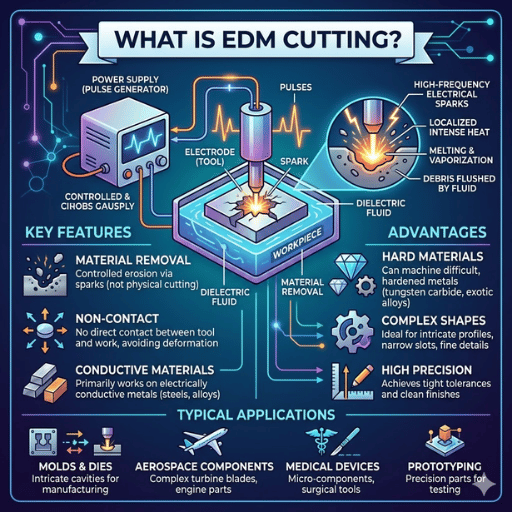 Spécifications rapides EDM Cutting en un coup d'œil