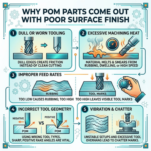 Why POM Parts Come Out with Poor Surface Finish