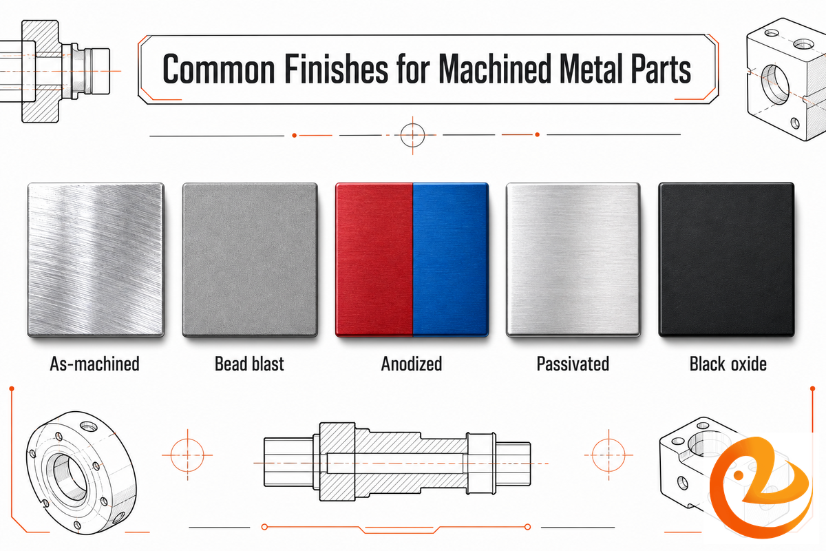 Surface Finishes & Post-Machining for Metal Parts — Le Creator