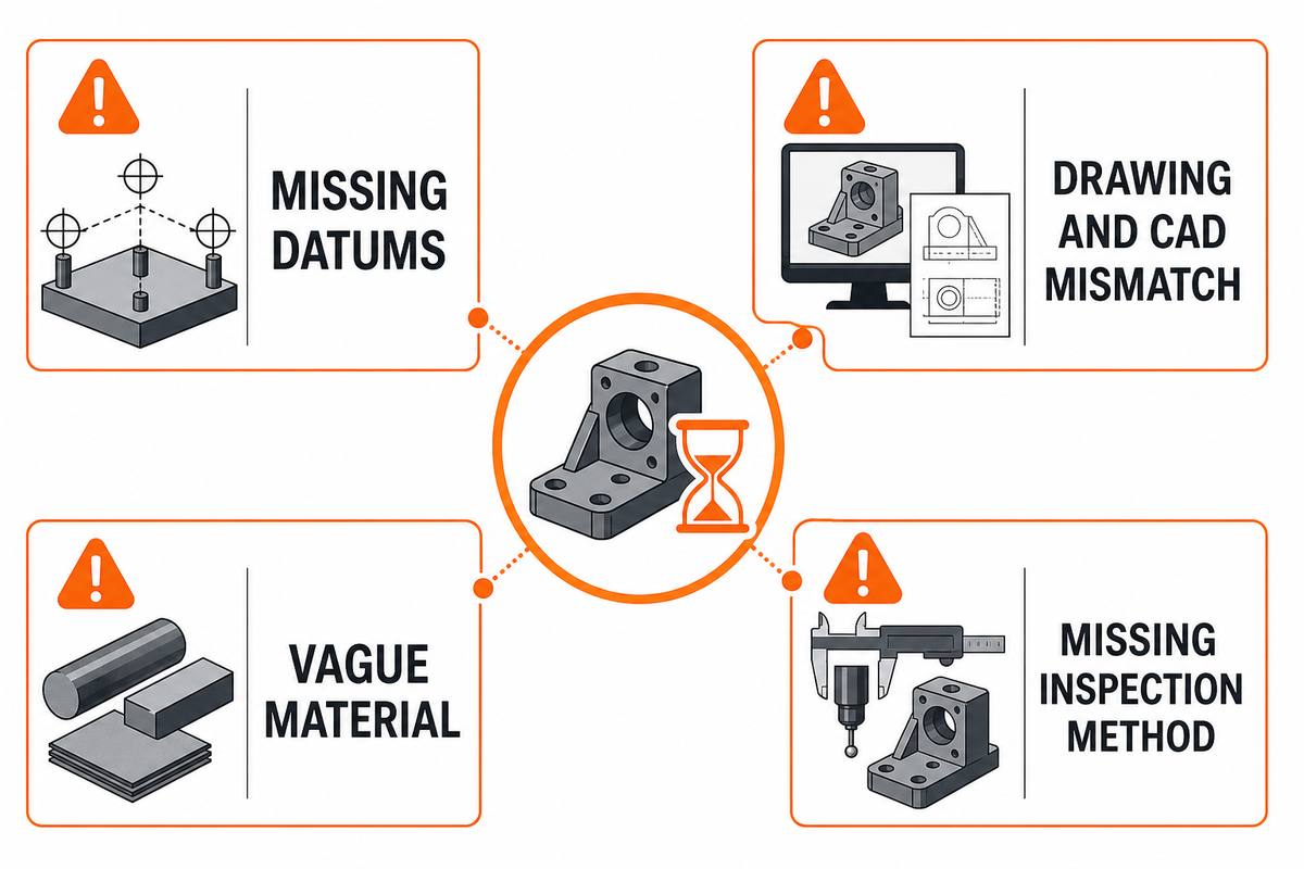 Failure Modes That Cause Requotes, Rework, And Late Parts — Lecreator