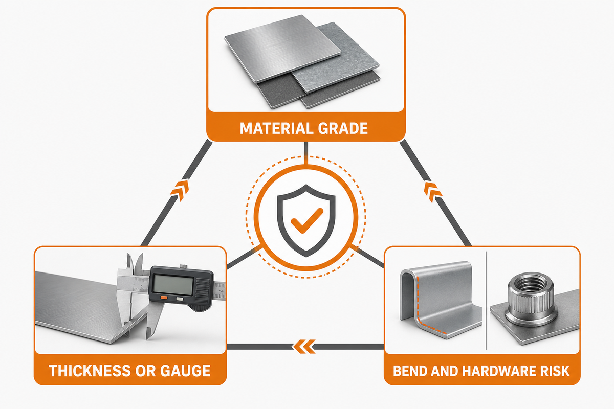 Material And Thickness Choices