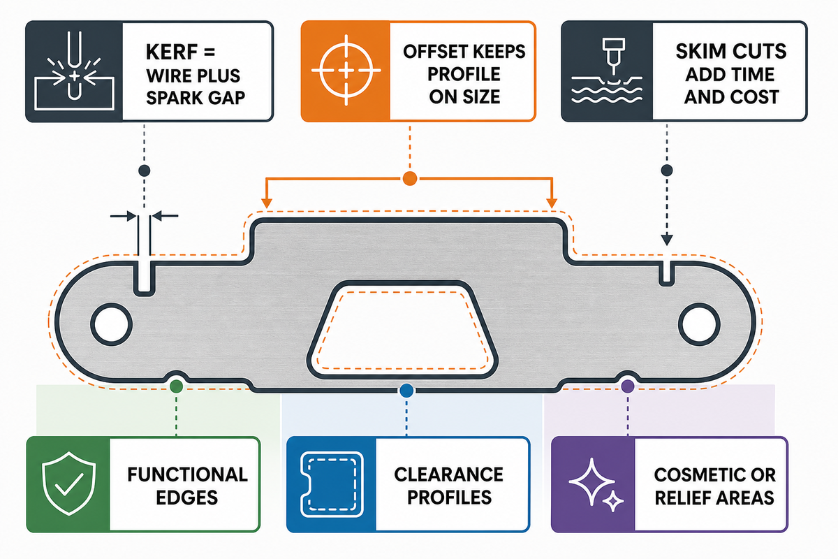 Tolerances, Kerf, Wire Offset, And Skim Cuts - Lecreator